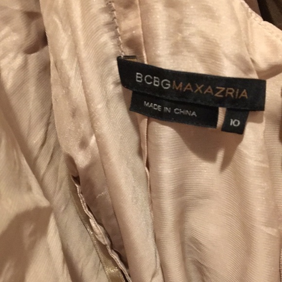 BCBG Maxazria sequin soft pink/plum lovely dress size10 silk needs some mending - Picture 8 of 14
